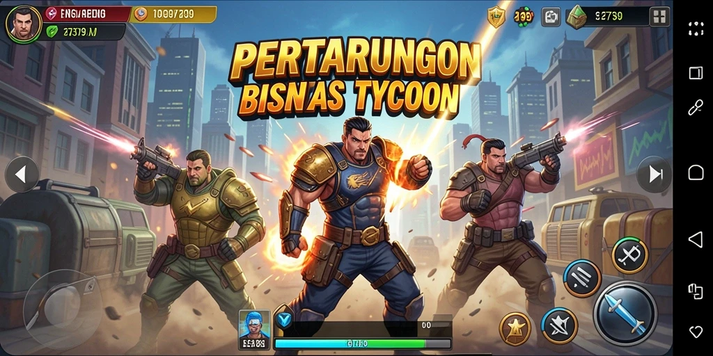 Gameplay seru dan strategis dalam 2739 Tycoon.