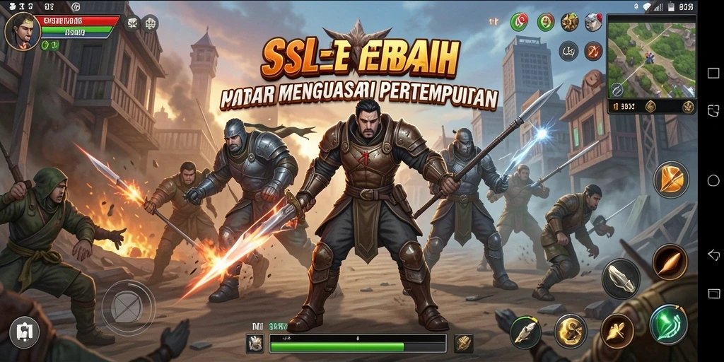 Tampilan gameplay 9SL yang menegangkan dan strategis.