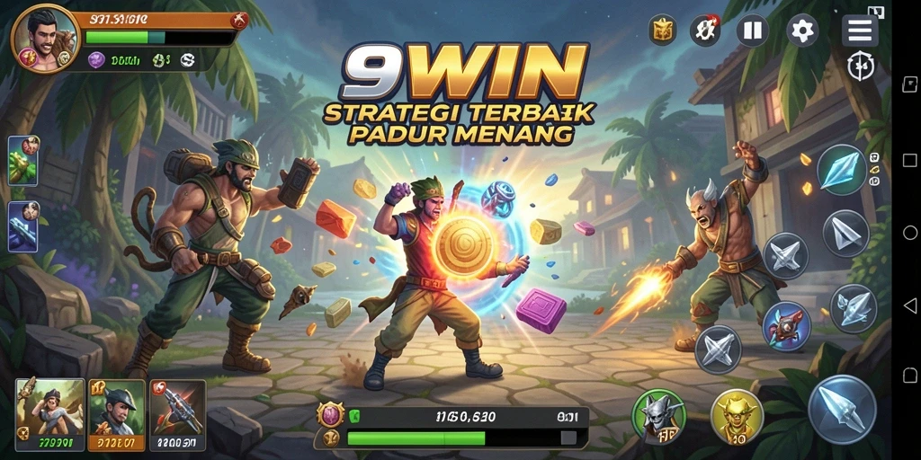 Tampilan gameplay intensif dari 9WIN dengan strategi menarik.