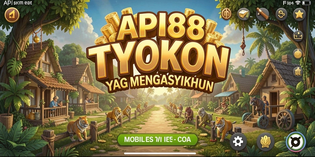 Screenshot gameplay API88 menampilkan suasana bisnis yang dinamis.