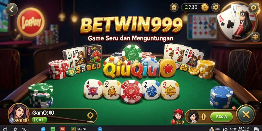 Tampilan gameplay menarik dari BETWIN999 dalam permainan QiuQiu.