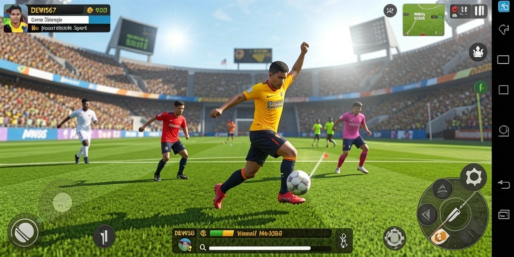 Tampilan menarik dari gameplay DEWI567 yang menghadirkan aksi olahraga.