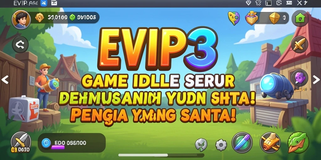 Tampilan gameplay EVIP3 yang menarik dalam genre Idle.