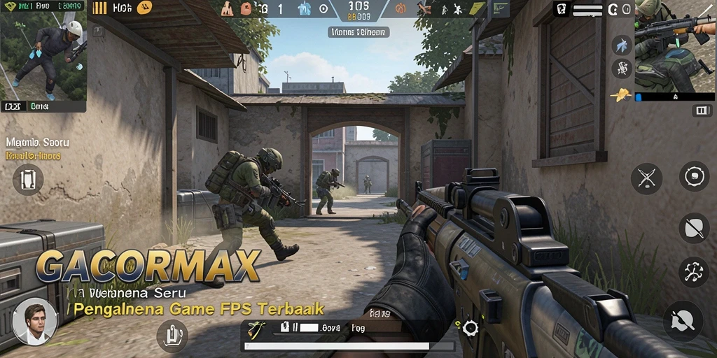Tampilan aksi seru dalam gameplay GACORMAX yang menegangkan.