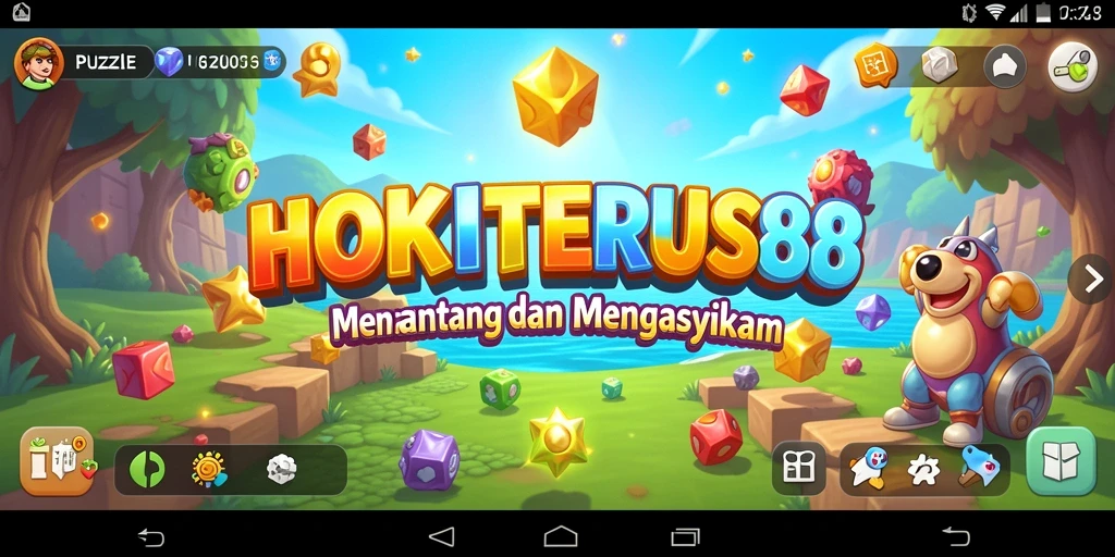 Tampilan gameplay HOKITERUS88 yang menarik dan menantang.