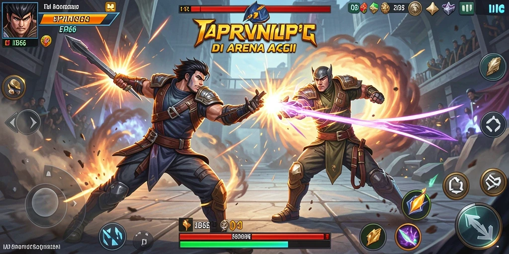 Tampilan gameplay seru dari ID66 yang penuh aksi.