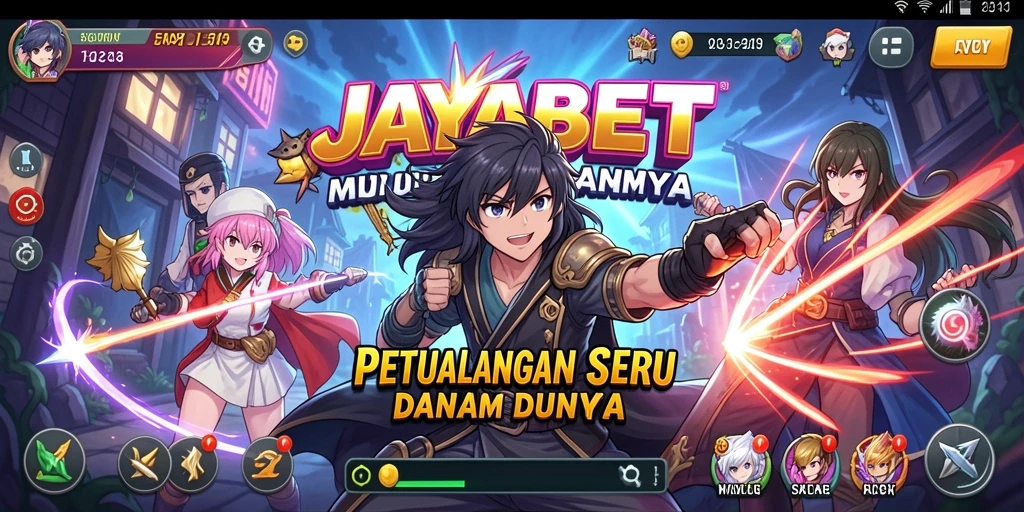 Tampilan gameplay JAYABET menampilkan karakter Anime yang memukau.