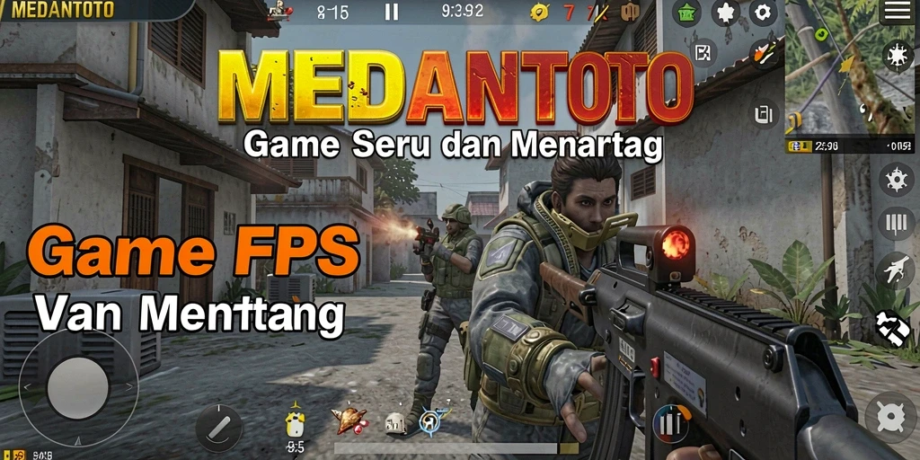 Tampilan menarik dari gameplay MEDANTOTO dalam pertempuran FPS.