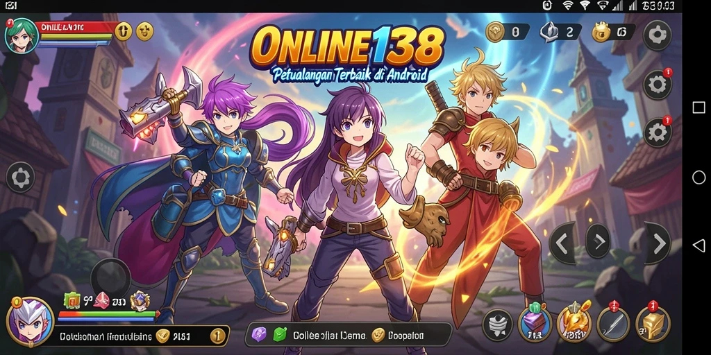 Gameplay menarik dalam dunia Anime penuh petualangan.