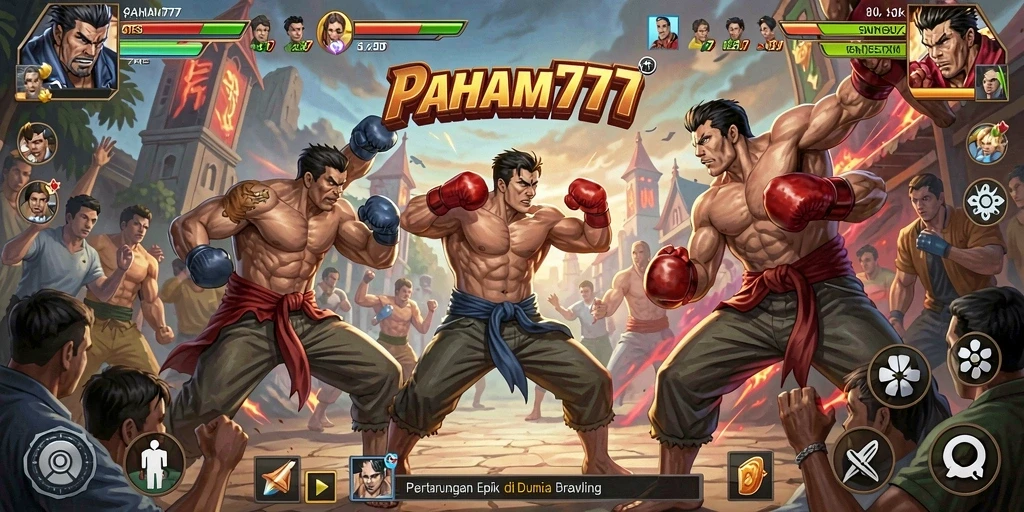Tampilan gameplay PAHAM777 yang seru dan menegangkan saat bertarung.
