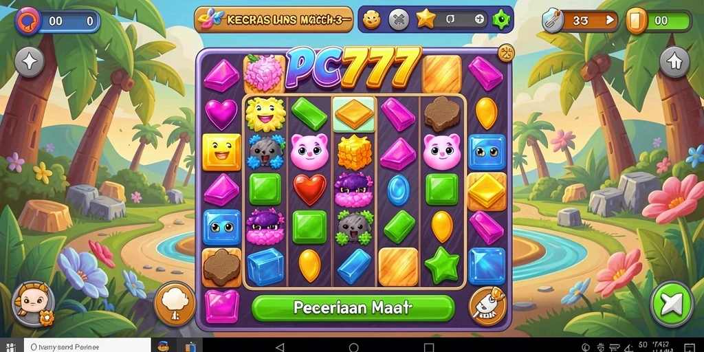Tampilan gameplay PC777 yang penuh warna dan memikat.