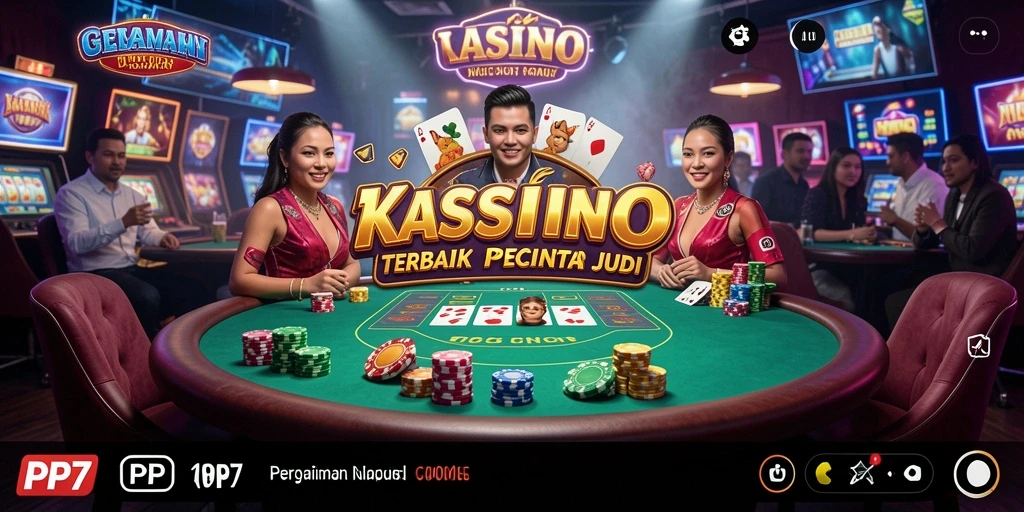 Screenshot menunjukkan pengalaman bermain kasino yang mendebarkan.