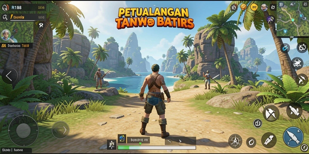Gameplay seru di dunia terbuka yang penuh petualangan.