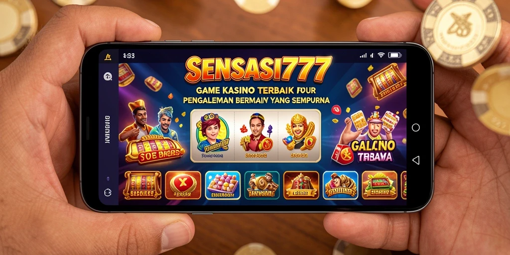 Tampilan menarik gameplay Kasino di SENSASI777.