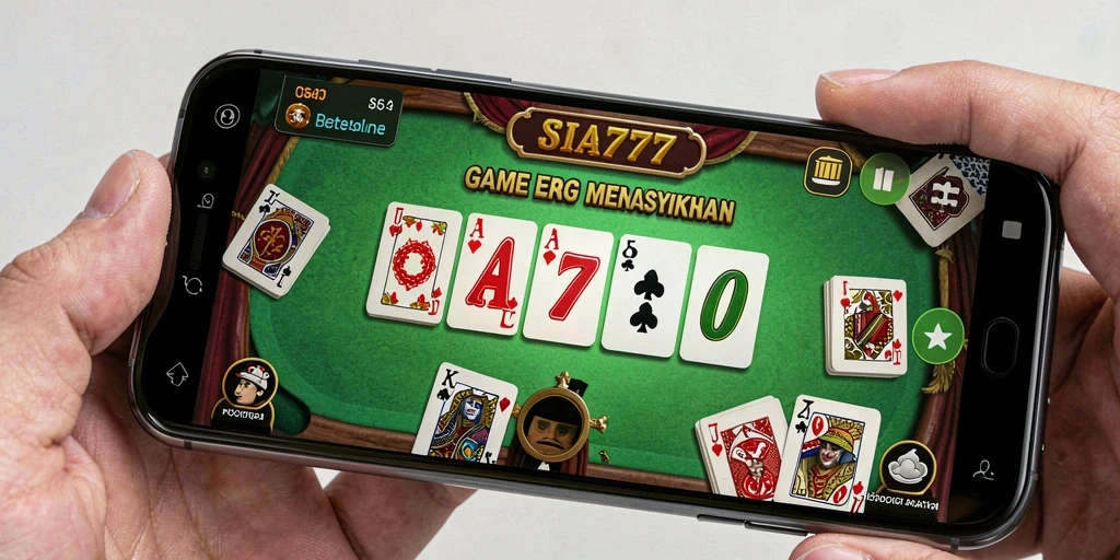 Screenshot utama SIA777 menampilkan gameplay Domino yang seru.