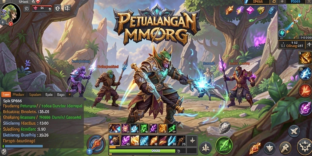 Screenshot menampilkan gameplay mendebarkan dalam dunia SP666.