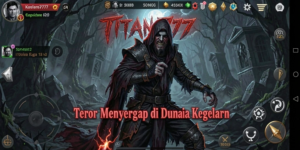 Gameplay mencekam di TITAN777 yang menguji keberanian pemain.
