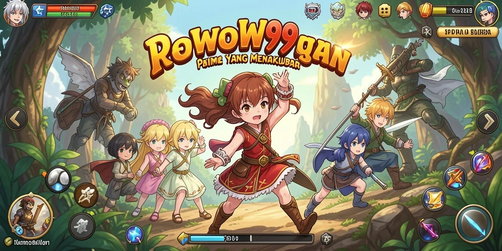 Tampilan gameplay WOW99 yang seru dan penuh warna.